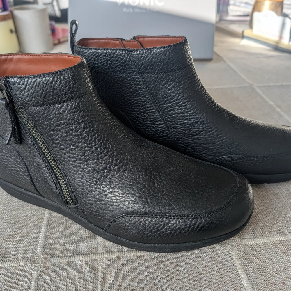 Vionic Lois Women's Boots 10 Black - Picture 1 of 5